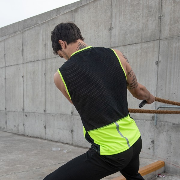 S/L TEE SCAT CR RUN MEN